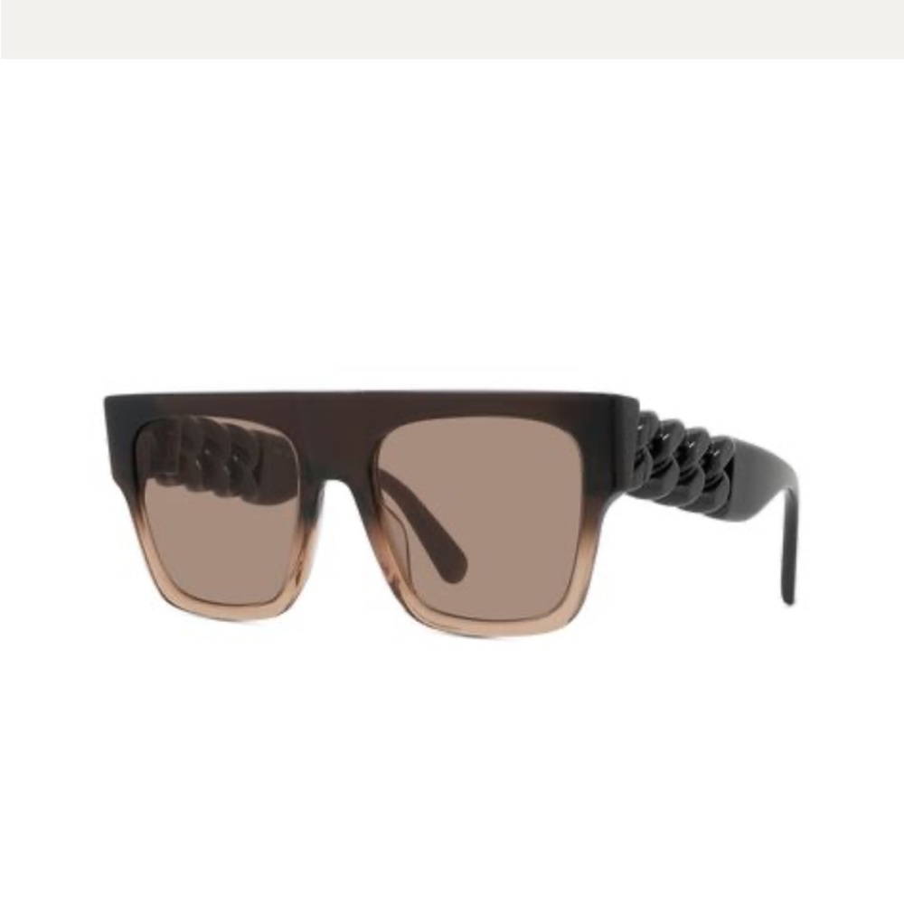Stella Mccartney Gradient Braided Side Brown Sung… - image 1